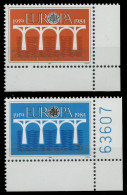 JUGOSLAWIEN 1984 Nr 2046-2047 Postfrisch ECKE-URE X5B9586 - Neufs