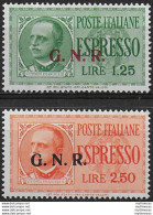 1943 Repubblica Sociale Espressi G.N.R. Brescia II MNH Sassone N. 19II/20II - Sonstige & Ohne Zuordnung