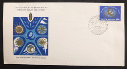 UNITED NATIONS, Uncirculated FDC « ENERGY », « NEW AND RENEWABLE SOURCES OF ENERGY », 1981 - ONU