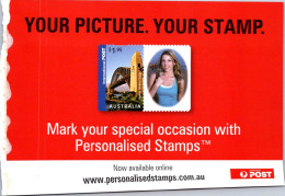 5-4-2024 (1 Z 10) Australia - 2 Special "card" For Advertising "personalised" Stamp Printing By Australia Post - Sydney