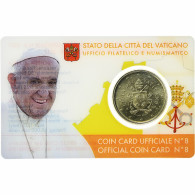 Vatican, 50 Euro Cent, Pape François, Coin Card.FDC, 2017, Rome, Or Nordique - Vaticano