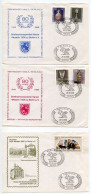 Germany, Berlin 1986 3 Commemorative Covers BSV "Moabit" 1906 Zu Berlin Stamp Exhibition 80th Anniversary - Briefe U. Dokumente