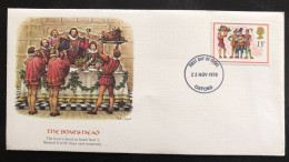 GREAT BRITAIN, Uncirculated FDC « THE BOAR'S HEAD », 1978 - Covers & Documents