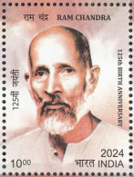 INDIA 2024, 125th Birth Anniversary Of  RAM CHANDRA, 1v, MNH(**) - Unused Stamps