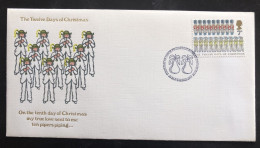 GREAT BRITAIN, Uncirculated FDC « THE TWELVE DAYS OF CHRISTMAS », 1977 - Briefe U. Dokumente