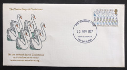 GREAT BRITAIN, Uncirculated FDC « THE TWELVE DAYS OF CHRISTMAS », 1977 - Lettres & Documents
