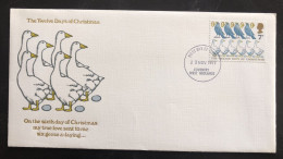 GREAT BRITAIN, Uncirculated FDC « THE TWELVE DAYS OF CHRISTMAS », 1977 - Lettres & Documents