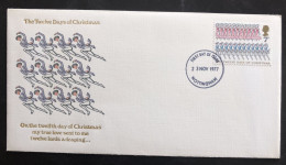 GREAT BRITAIN, Uncirculated FDC « THE TWELVE DAYS OF CHRISTMAS », 1977 - Covers & Documents