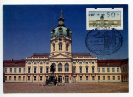 Germany, Berlin 1987 Maximum Card ATM / Frama Stamp - 50pf. Charlottenburg Palace - Maximumkarten (MC)