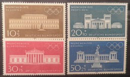 P118 - GERMANY 1970 - MI#: 624-627 -MNH- OLYMPIC GAMES MUNICH`72 - Summer 1972: Munich