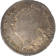 Louis XVI-Écu De Six Livres 1793 Toulouse - 1792-1804 Prima Repubblica