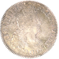 Louis XIV-Écu Réformé Aux 8 L Atelier Et Date Indéterminés - 1643-1715 Luis XIV El Rey Sol