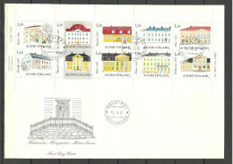 FINNLAND Finland 1982 FDC Michel 903 - 912 Architecture - FDC