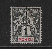 MOHELI - CLÁSICO. Yvert Nº 1 Nuevo Y Defectuoso - Unused Stamps