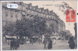 PARIS XV EME- LES RUES ALAIN-CHARTIER ET DE LA CONVENTION - Arrondissement: 15