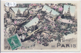 PARIS- UN BAISER DE PARIS - Mehransichten, Panoramakarten