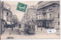 PARIS XV EME- LA RUE DE LA CROIX-NIVERT- UN TRAMWAY - District 15