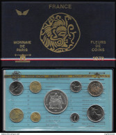 1978 Francia Divisionale Fleurs De Coins 9 Monete - Other & Unclassified