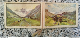 Bs107 Calendarietto Da Barbiere Almanacco Val Di Gressoney 1928 - Andere & Zonder Classificatie