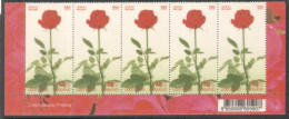 Thailand 2008 MNH Strip Of 5 - Rose Scented And Embossed - Unusual - Thailand