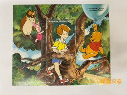 Grenada Grenadines 1997 S/S Monday's Child Poem Disney Cartoon Characters Winnie The Pooh Childhood Stamp MNH - Disney