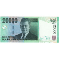 Indonésie, 20,000 Rupiah, 2009, KM:144a, NEUF - Indonésie