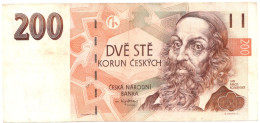 Czech Republic 200 Korun 1997 P-19 VF - Tsjechië