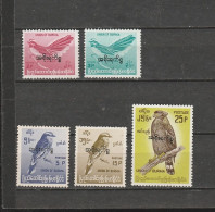 BURMA/MYANMAR STAMP 1967 ISSUED LOCAL USE OVERPRINT ON BIRDS O84-098 , MNH - Myanmar (Birmanie 1948-...)