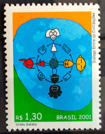 C 2408 Brazil Stamp World Post Day Dialogue Between Civilizations 2001 - Ungebraucht