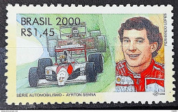 C 2346 Brazil Stamp Ayrton Senna Formula 1 Car 2000 2 - Unused Stamps