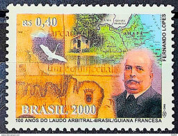 C 2354 Brazil Stamp Arbitral Report French Guyana Map Barao Rio Branco Map 2000 - Nuevos