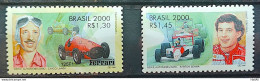 C 2345 Brazil Stamp Chico Landi Ayrton Senna Formula 1 Car 2000 - Unused Stamps