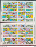 C 2301 Brazil Stamp Olympic Sports Gang Of Monica Comics Drawing Great 2000 Sheet Cbc Sp - Unused Stamps