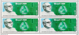 C 2299 Brazil Stamp Milton Campos Political 2000 Block Of 4 - Nuovi