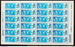 C 2297 Brazil Stamp 100 Years Gustavo Capanema Education Politic 2000 Sheet - Unused Stamps
