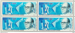 C 2297 Brazil Stamp 100 Years Gustavo Capanema Education Politic 2000 Block Of 4 - Nuovi