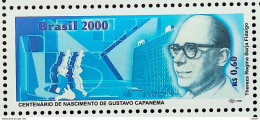 C 2297 Brazil Stamp 100 Years Gustavo Capanema Education Politic 2000 - Neufs