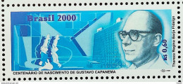 C 2297 Brazil Stamp 100 Years Gustavo Capanema Education Politic 2000 - Ongebruikt