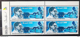 C 2294 Brazil Stamp Centenary Anisio Teixeira Education Child Classes 2000 Block Of 4 Vignette 500 Years - Nuovi