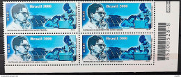 C 2294 Brazil Stamp Centenary Anisio Teixeira Education Child Classes 2000 Block Of 4 Bar Code - Nuevos