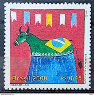 C 2271 Brazil Stamp 500 Years Discovery Of Brazil 2000 Bumba Meu Boi Flag - Ungebraucht