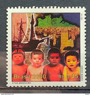 C 2258 Brazil Stamp 500 Years Discovery Of Brazil 2000 Ethnicity Child Map Ship Clm - Neufs