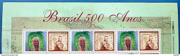 C 2254 Brazil Personalized Stamp Discovery Of Brazil Indian Ship Portugal Woman 2000 Vignette Superior - Ongebruikt