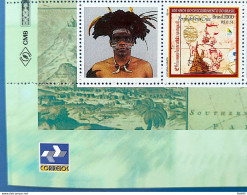 C 2254 Brazil Personalized Stamp Discovery Of Brazil Indian Ship Portugal 2000 Vignette Post - Neufs