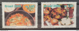 C 2246 Brazil Stamp Typical Dishes Moqueca Gastronomy 2000 Complete Series Separate - Ongebruikt