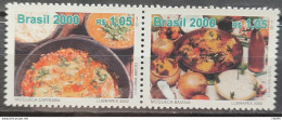 C 2246 Brazil Stamp Typical Dishes Moqueca Gastronomy 2000 Complete Series - Nuovi