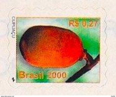 Brazil Regular Stamp RHM 791 B2 Fruit Cupuaçu Perce In Wave 2000 - Nuovi