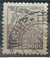 Brazil Regular Stamp RHM 421 Commerce 2000 Reis Filigree P 1941 Circulated1 - Usados