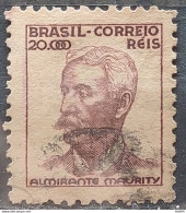 Brazil Regular Stamp Cod RHM 397 Maurity Militar 20000 Reis Filigree O 1942 Circulated 6 - Used Stamps