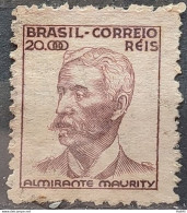 Brazil Regular Stamp Cod RHM 397 Maurity Militar 20000 Reis Filigree O 1942 Circulated 4 - Gebraucht